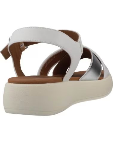 GEOX SANDÁLIAS D550NF COM TIRAS CRUZADAS E PLATAFORMA BLANCO
