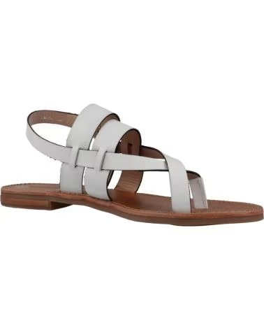 GEOX GEOX MADDALUSIA WHITE SANDALS C1000