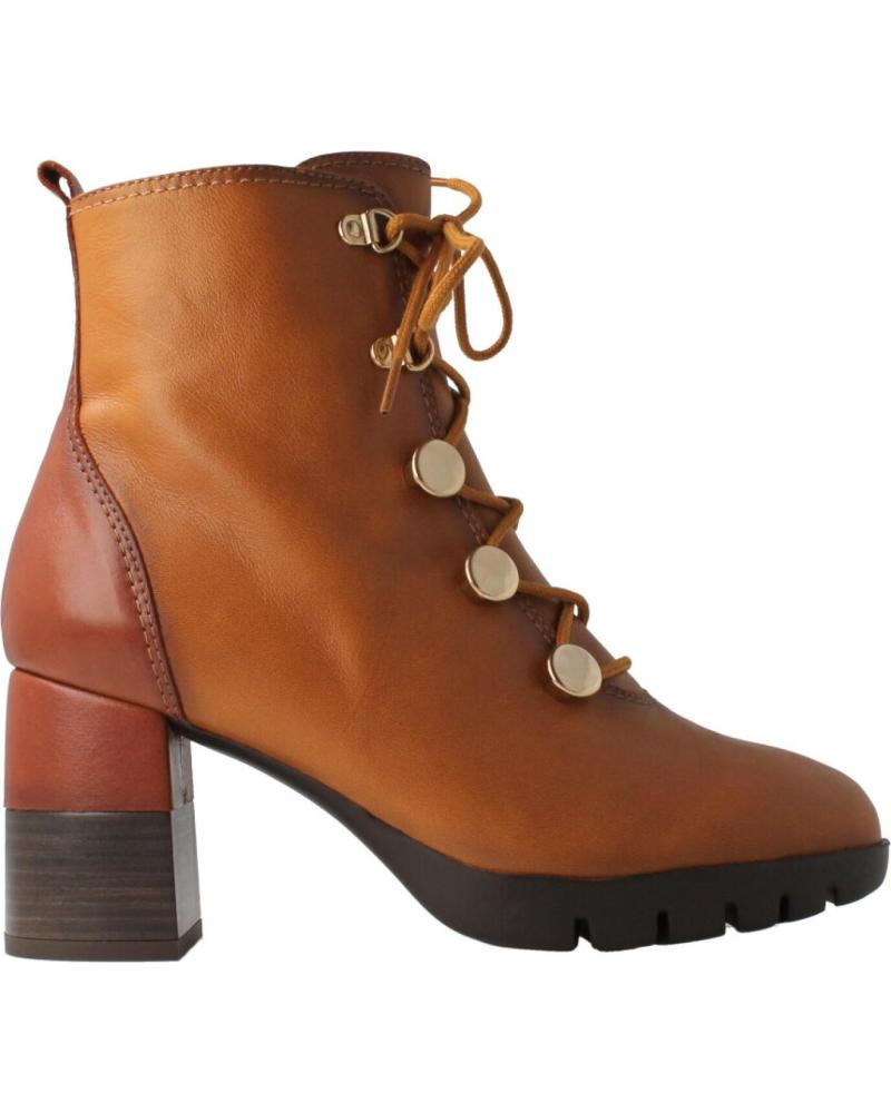Botines de Mujer HISPANITAS BOTIN PIEL MOSTAZA