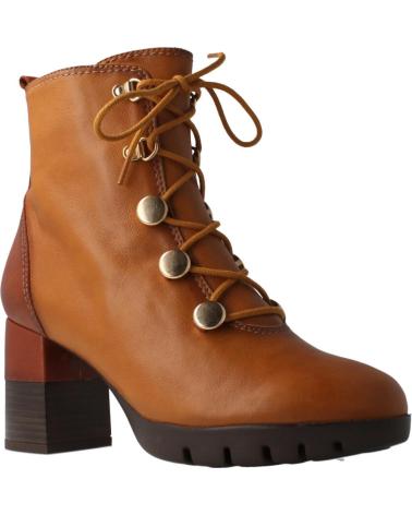 Botines de Mujer HISPANITAS BOTIN PIEL MOSTAZA