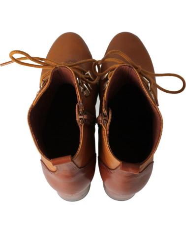 Botines de Mujer HISPANITAS BOTIN PIEL MOSTAZA
