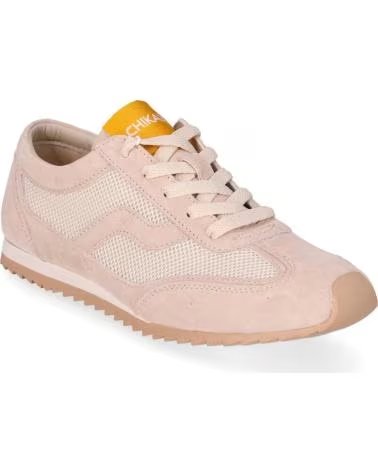 CHIKA10 ZAPATILLA RETRO PARA MUJER CLAIRE 04 COLOR BEIG