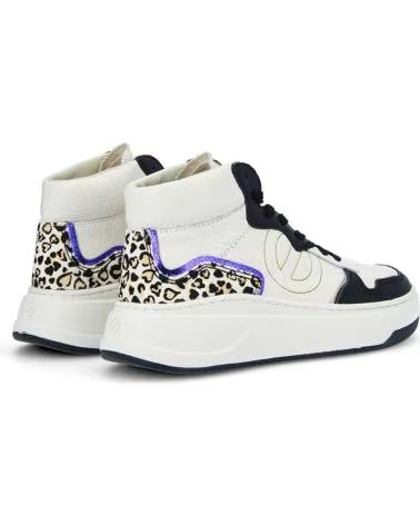 NO NAME ZAPATILLAS BRIDGET MID CON DETALLES ANIMAL PRINT DOVE-GOLD