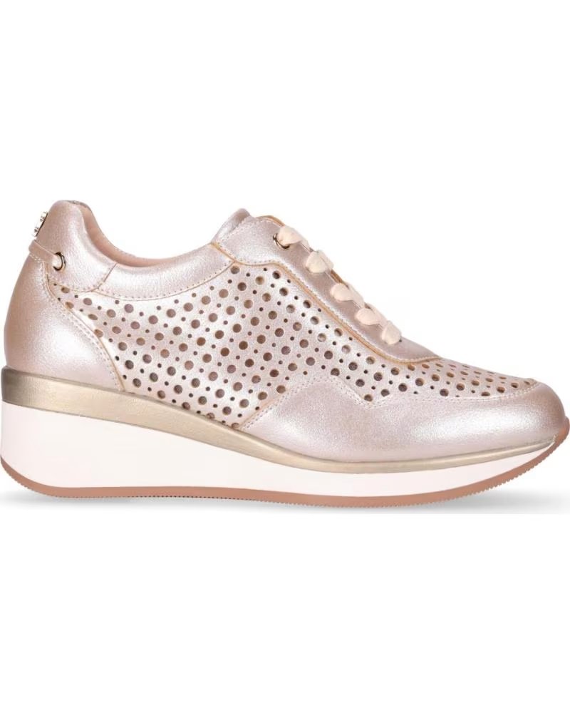 CHIKA10 PLATEAU-SNEAKER GELOCHT SAUCE PLATIN PLATINO-LG GOLD
