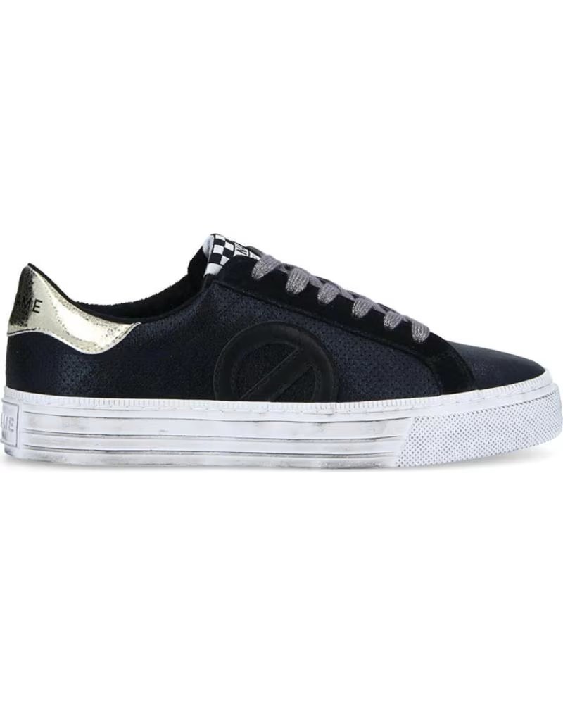 NO NAME BASKETS URBAINES STRIKE SIDE AVEC DÉTAIL MÉTALLIQUE BLACK