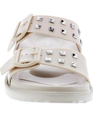 PEPE JEANS ZAPATOS ZAPATOS MUJER SANDALIAS MODELO OCEAN STUDS COLOR BLA BLANCO