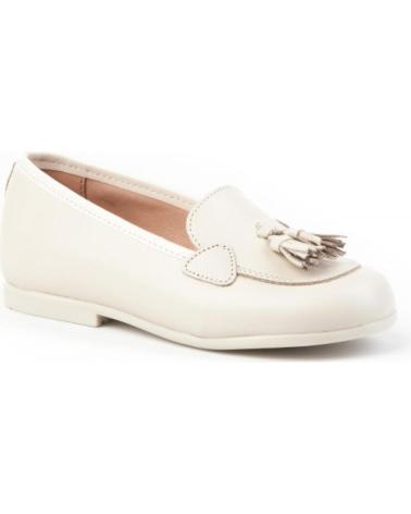 Mocasines de Niña ANGELITOS MOCASIN PIEL 391 BEIGE