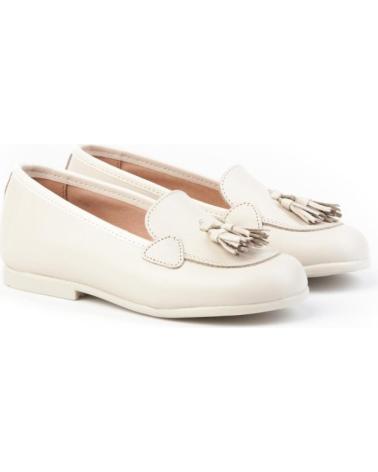 Mocasines de Niña ANGELITOS MOCASIN PIEL 391 BEIGE