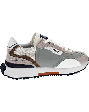 PEPE JEANS ZAPATOS ZAPATOS HOMBRE ZAPATILLAS BAJAS MODELO ARCHER BLOCK BEIGE