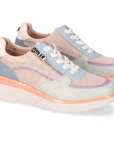 CHIKA10 SNEAKER CASUAL CON CERNIERA LATERALE HIBISCO MULTICOLOR