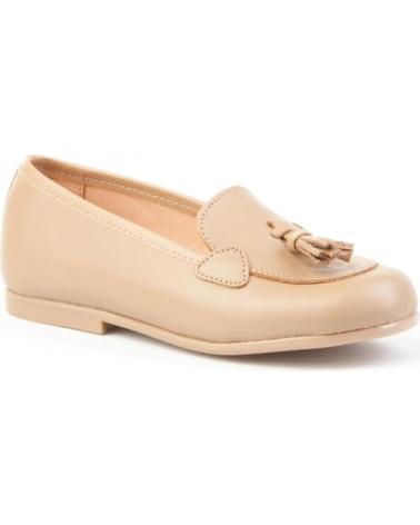 Mocasines de Niña ANGELITOS MOCASIN PIEL 391 CAMEL