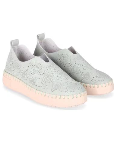 CHIKA10 CARMEN UP 04 STRUKTURIERTE SLIP-ON SNEAKER VERDE-GREEN