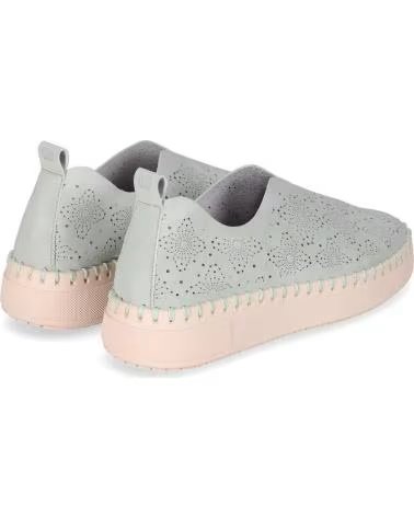 CHIKA10 CARMEN UP 04 STRUKTURIERTE SLIP-ON SNEAKER VERDE-GREEN