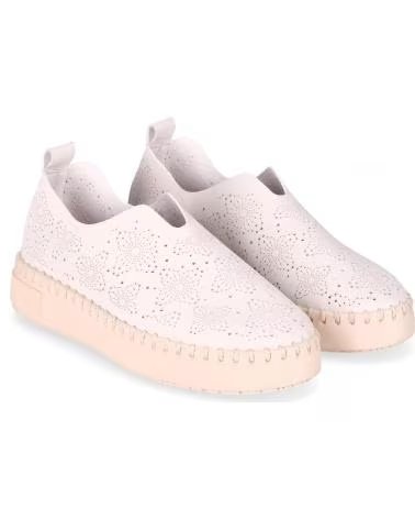 CHIKA10 SNEAKERS SLIP-ON TRAFORATE CON ZEPPA CARMEN BEIG-BEIGE