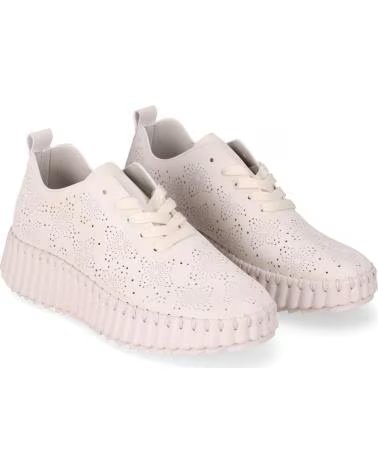 CHIKA10 MALIA TEXTURED PLATFORM SNEAKER BEIG-BEIGE