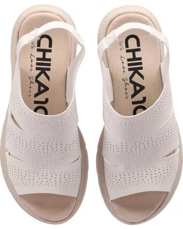 CHIKA10 SANDÁLIA KALUA 01 DA CHIKA10 BEIG-BEIGE