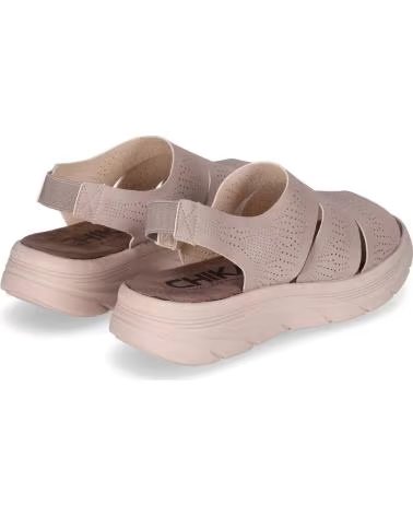CHIKA10 LÄSSIGE PLATEAU-SANDALE KALUA TAUPE-TAUPE