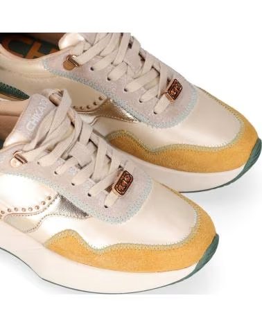 CHIKA10 SNEAKERS KIMBERLY 07 PLATIN UND GOLD PLATINO-LG GOLD