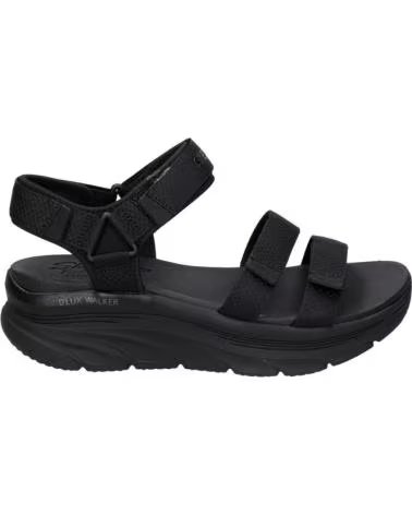 SKECHERS SANDÁLIAS DESPORTIVAS 112886 COM TIRAS AJUSTÁVEIS NEGRO