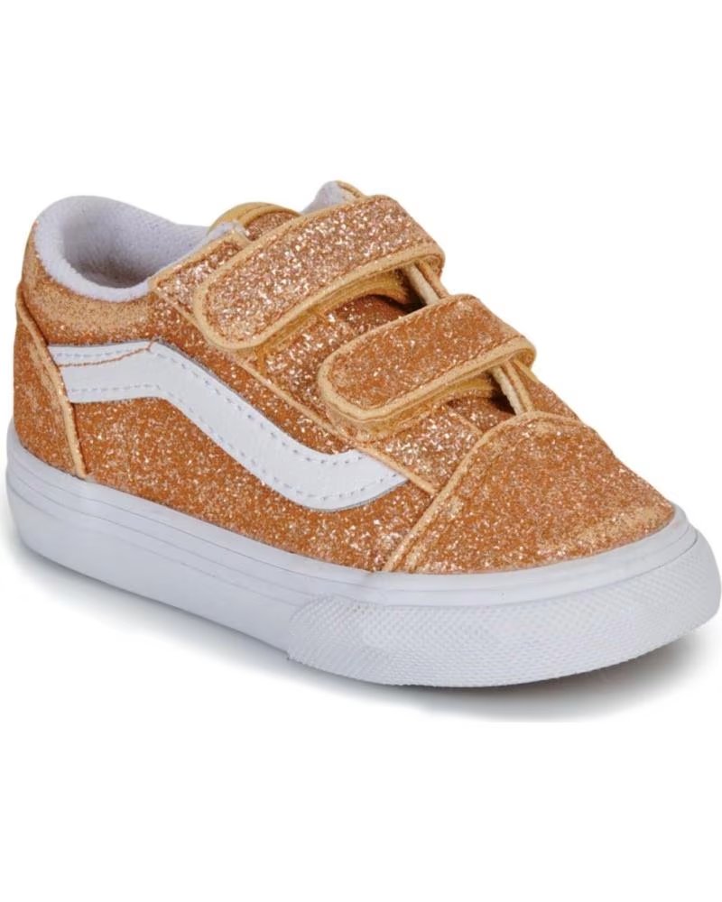 VANS OFF THE WALL TÊNIS OLD SKOOL V GLITTER APRICOT GLOW