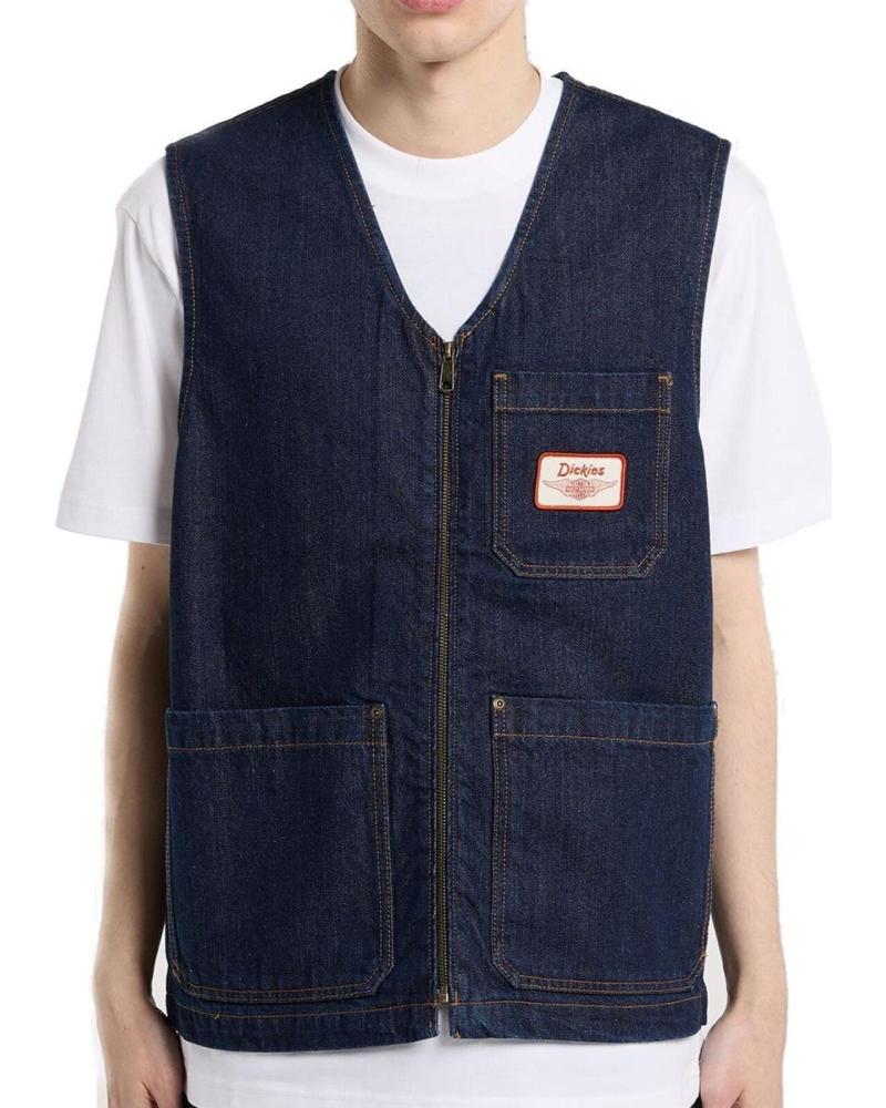 DICKIES CHALECO DENIM RINSED INDIGO X HARLEY DAVIDSON