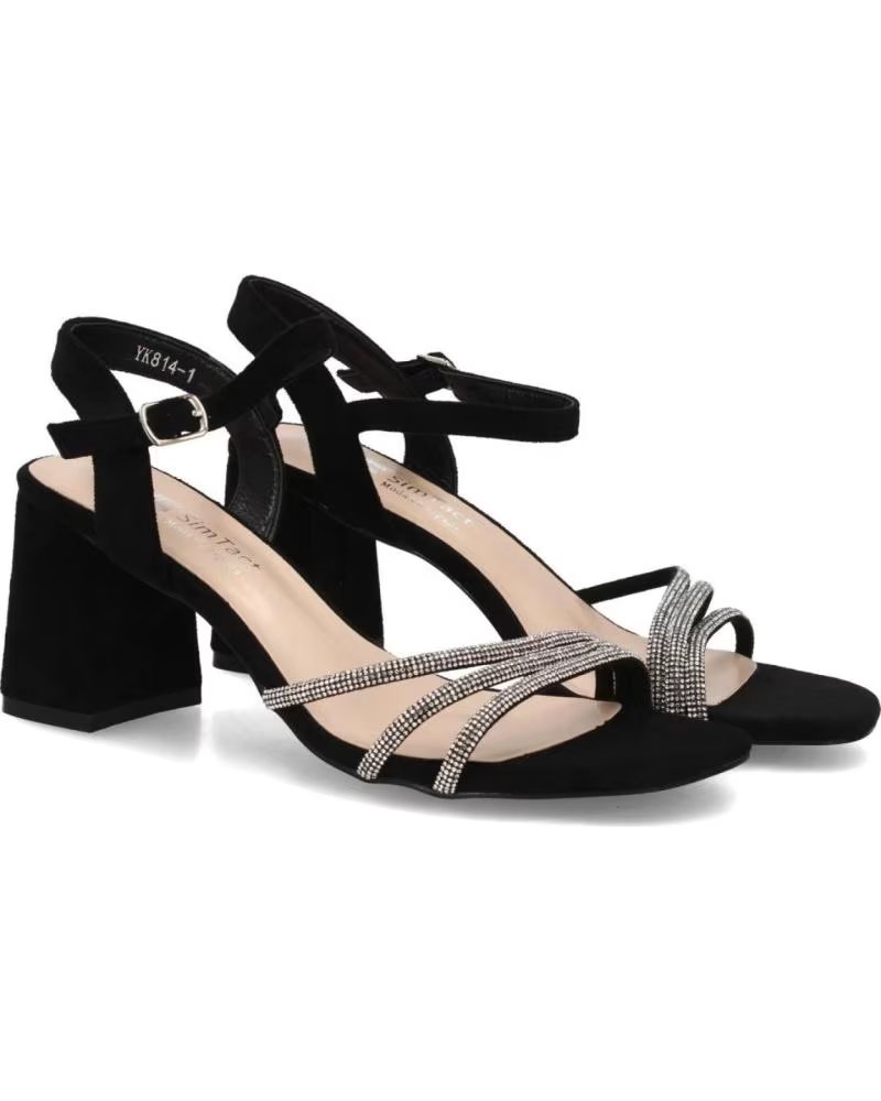 SPORT3PUNTO0 ABSATZSANDALEN MIT STRASSRIEMEN YK814 VARIOS COLORES