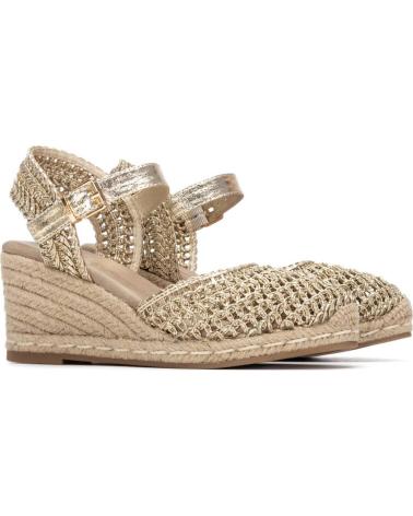 XTI ALPARGATAS DE MUJER 145296 01 ORO-PLATINO
