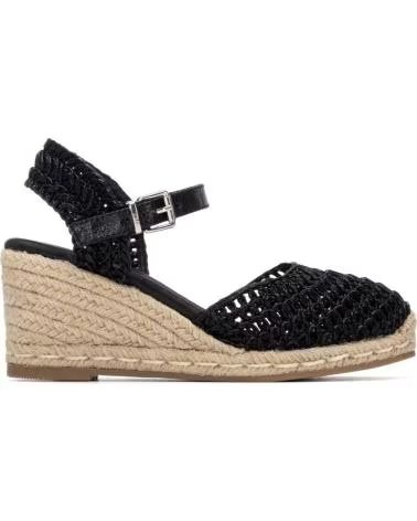 XTI SANDÁLIA DE CUNHA XTI 145296 COM FECHO DE FIVELA NEGRO