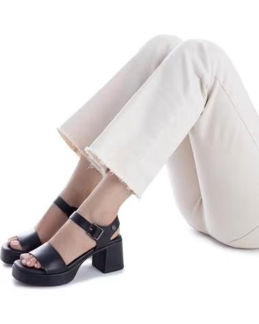 REFRESH Sandalias De Tacon 175097-01 en negro para mujer NEGRO