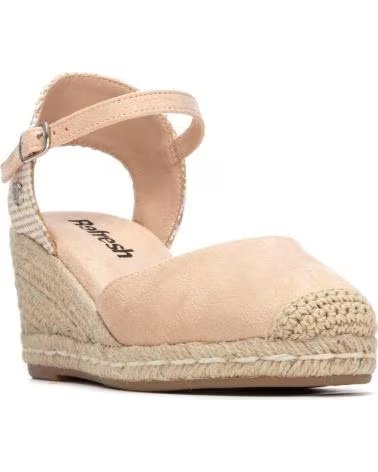 REFRESH SANDÁLIA ALPARGATA ANABELA 175212 BEIGE
