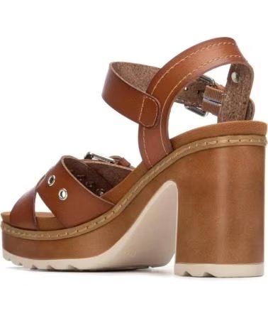 REFRESH SANDÁLIA PLATAFORMA COM FIVELAS REFRESH 175290 CAMEL