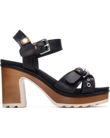 REFRESH 175290 PLATFORM SANDALS WITH BLOCK HEEL NEGRO