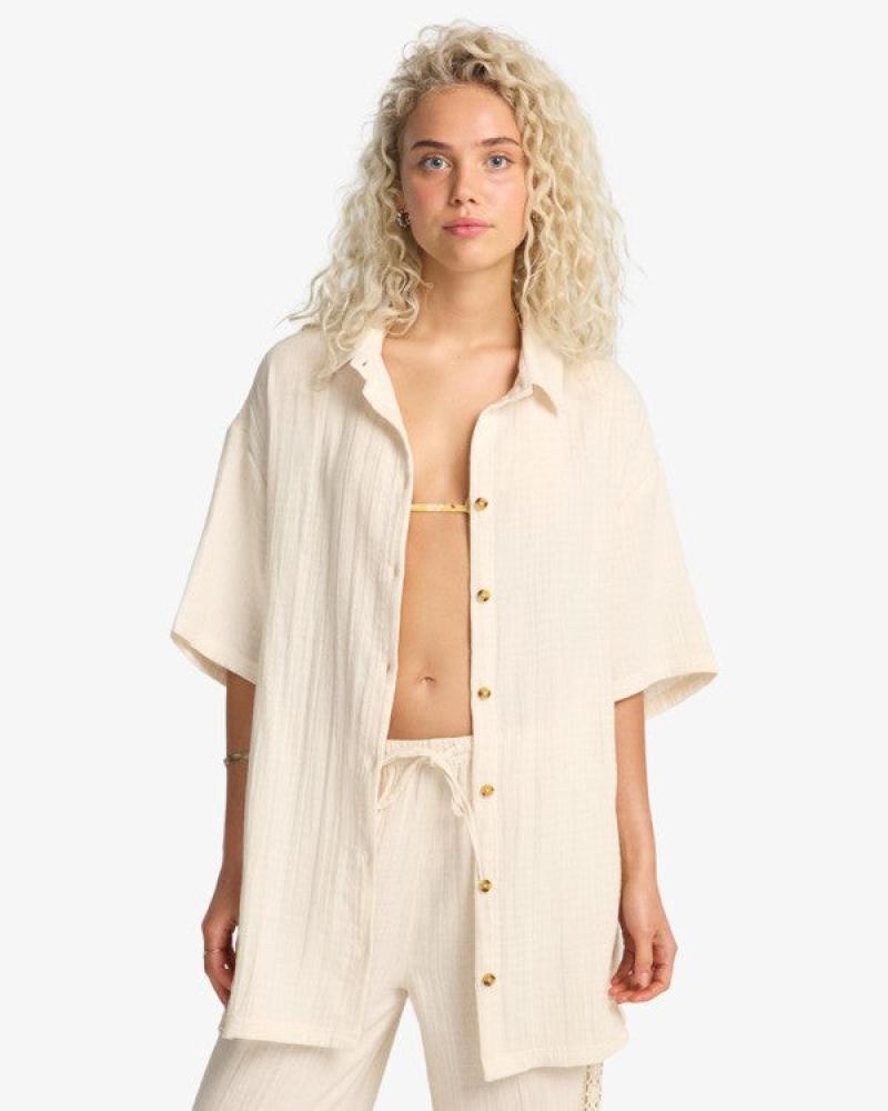 BILLABONG CAMISA BILLABONG 240601600 BEIG CLARO