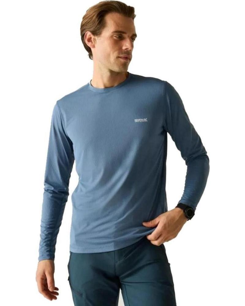 REGATTA CAMISETA DE MANGA LARGA ANTI-INSECTOS RMT354-ZZ8 AZUL