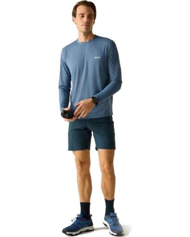 REGATTA CAMISETA DE MANGA LARGA ANTI-INSECTOS RMT354-ZZ8 AZUL