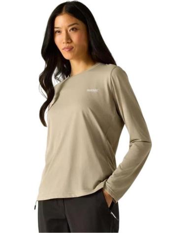 REGATTA CAMISETA TÉCNICA DE MANGA LARGA CON PROTECCIÓN ANTI-INSECTOS RWT381-5 BEIGE