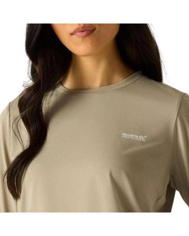 REGATTA CAMISETA TÉCNICA DE MANGA LARGA CON PROTECCIÓN ANTI-INSECTOS RWT381-5 BEIGE