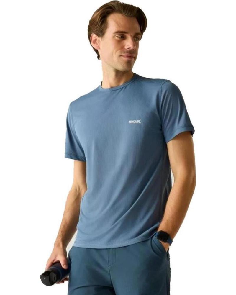 REGATTA CAMISETA TÉCNICA ANTI-INSECTO RMT347-ZZ8 AZUL