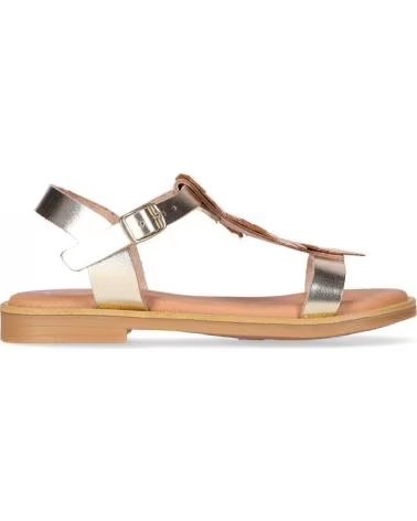 CHIKA10 SANDALE PLATE T-STRAP CHIC 02 PLATINO-LG GOLD