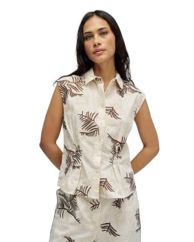 SALSA Blusa Jeans A07478Xs en beige para mujer BEIGE