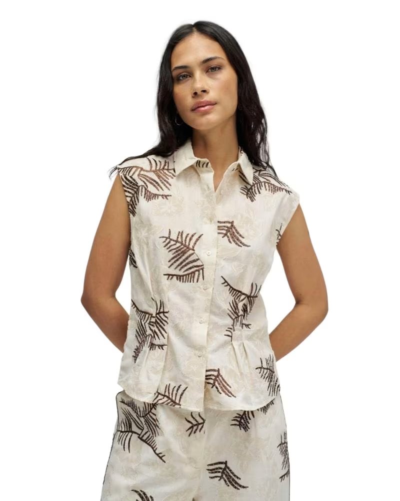 SALSA Blusa Jeans A07478Xs en beige para mujer BEIGE