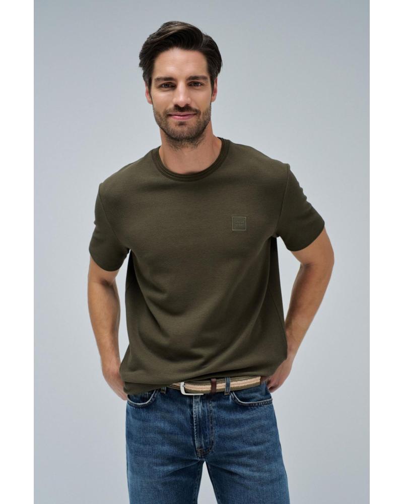 SALSA CAMISETA DE MANGA CORTA Y CUELLO REDONDO BLANCO