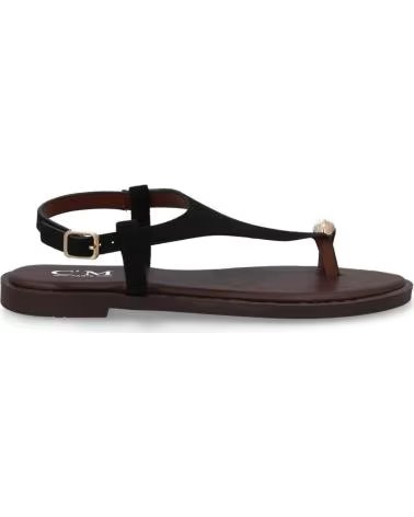 SPORT3PUNTO0 T-STRAP-SANDALE MIT SCHNALLENDETAIL VARIOS COLORES