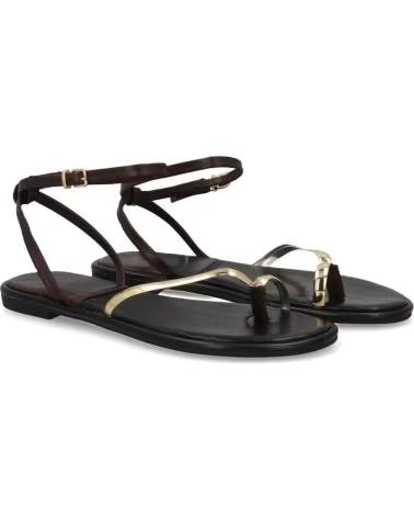 SPORT3PUNTO0 FLACHE MINIMALISTISCHE SANDALE MIT T-RIEMEN VARIOS COLORES