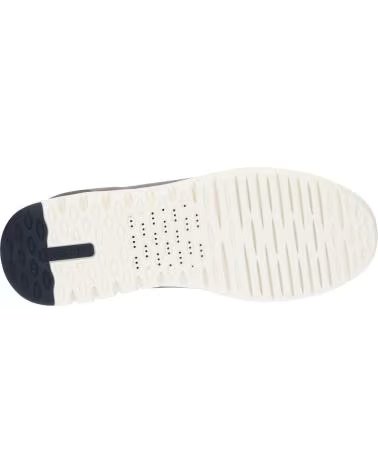 GEOX SNEAKERS GEOX U FLEXTRIDE PLUS IN PELLE SCAMOSCIATA GRIGIA C1018 DOVE GREY
