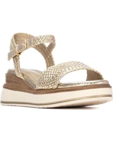 SANDALI XTI 145251 CON ZEPPA E FINITURA METALLIZZATA METáLICO