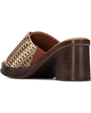 REFRESH SANDALIAS DE TACON 175028 EN MARRON PARA MUJER CAMEL