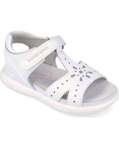 BIOMECANICS SANDALIAS NINA MODELO 262203B COLOR  BLANCO