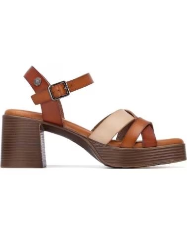 REFRESH SANDALIAS DE TACON 175096 EN MARRON PARA MUJER CAMEL