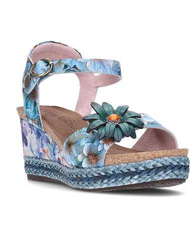 LAURA VITA SANDALIAS PARA MUJER FACYO 75 FLORES BLEU